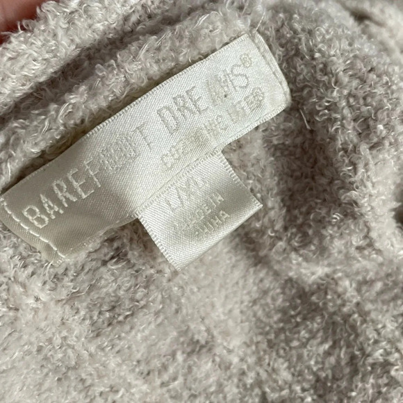 BAREFOOT DREAMS CozyChic® Shrug Cardigan Sweater Oyster Size L/XL - Picture 2 of 12